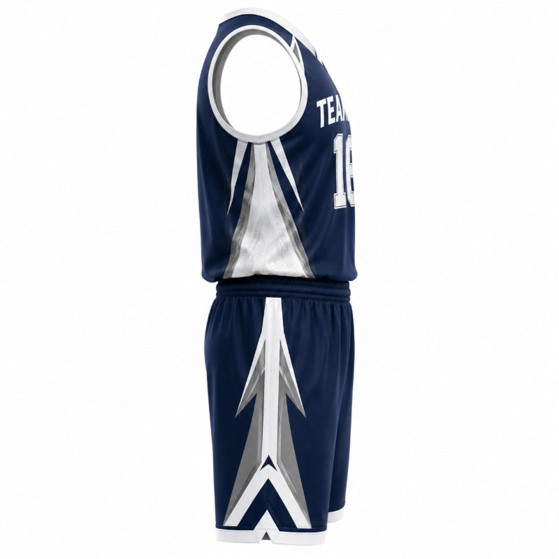 Custom Basketball Uniform for Teams, Sublimated Jersey and Shorts Kit, Custom Name Number Logo, Low MOQ, Wholesale Teamwear Manufacturer Sialkot Pakistan