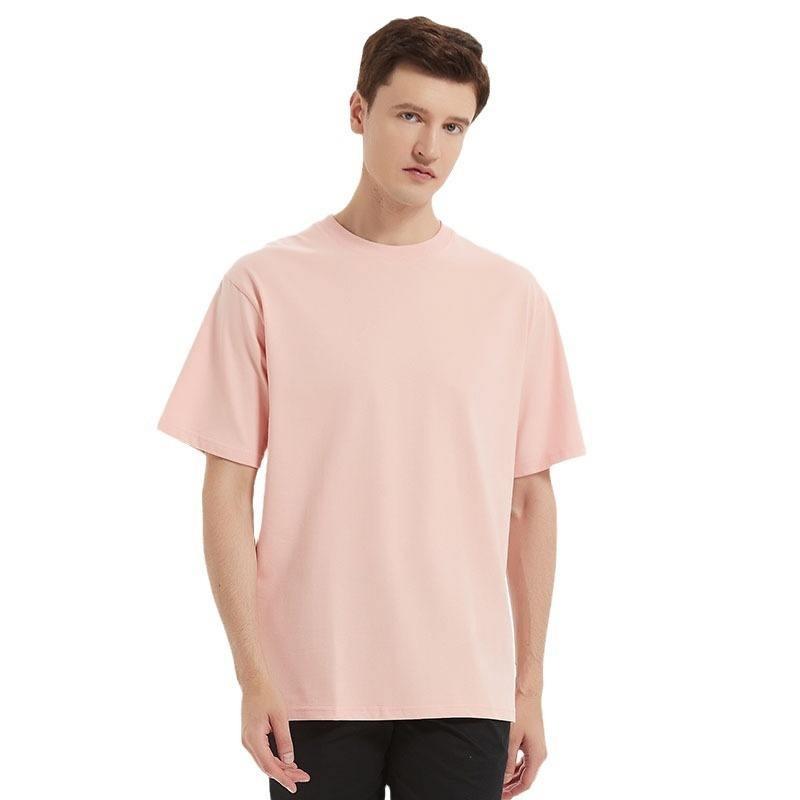 Wholesale Custom T-Shirt with Logo, Men's Combed Cotton Tee for Clothing Brands, Private Label Screen Print Embroidery