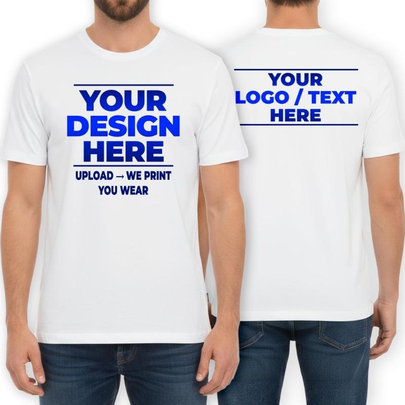 Wholesale Custom T-Shirts for Brands, Teams and Events, Multiple Colors Cotton Tee, Your Design Logo Print, Low MOQ, OEM Private Label Manufacturer Sialkot, Pakistan