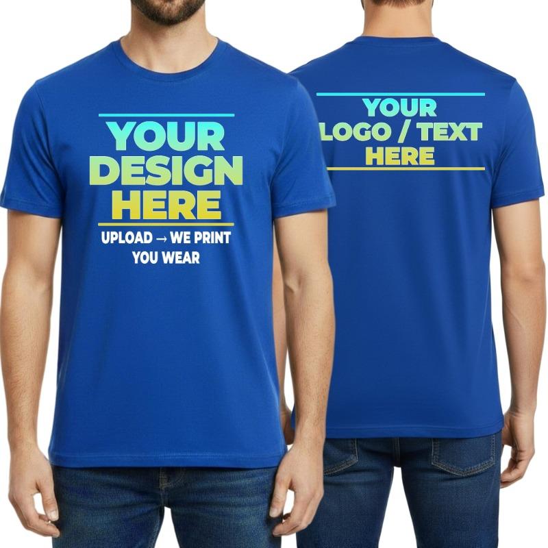 Wholesale Custom T-Shirts for Brands, Teams and Events, Multiple Colors Cotton Tee, Your Design Logo Print, Low MOQ, OEM Private Label Manufacturer Sialkot, Pakistan