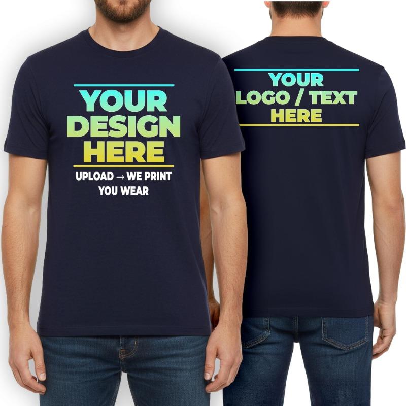 Wholesale Custom T-Shirts for Brands, Teams and Events, Multiple Colors Cotton Tee, Your Design Logo Print, Low MOQ, OEM Private Label Manufacturer Sialkot, Pakistan