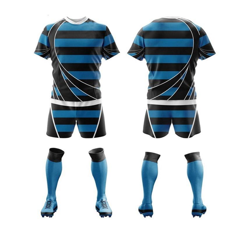 Custom Rugby Uniforms Wholesale for Clubs and Schools, Sublimated Jersey Shorts Socks, Custom Name Number Logo, Low MOQ