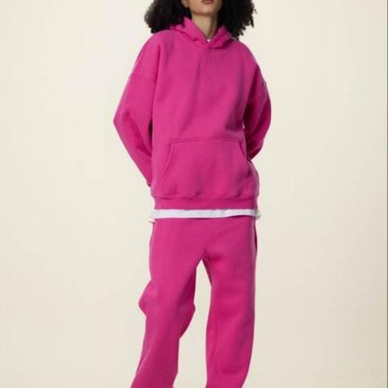 Wholesale Oversized Heavyweight Tracksuit, 350GSM Fleece Hoodie Sweatpants Set for Clothing Brands, Private Label OEM Manufacturer Sialkot, Pakistan