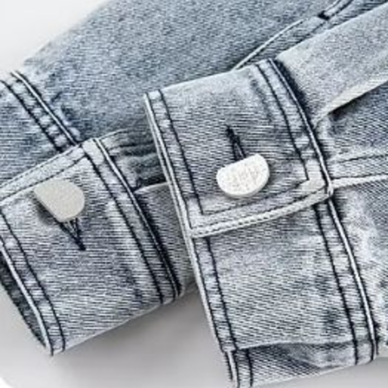 Wholesale Custom Denim Jacket Men for Clothing Brands, Vintage Wash Oversized Jean Jacket, Zipper Stripe Detail, Distressed Print, Streetwear Jean Jacket Manufacturer Pakistan