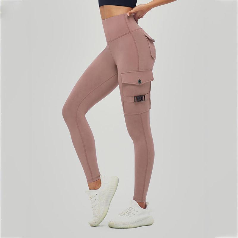 Wholesale Cargo Leggings Women, Custom High Waist Yoga Pants with Pockets, Private Label Activewear, Low MOQ, OEM ODM Manufacturer Sialkot Pakistan