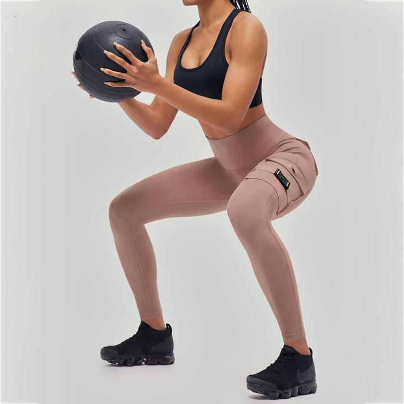 Wholesale Cargo Leggings Women, Custom High Waist Yoga Pants with Pockets, Private Label Activewear, Low MOQ, OEM ODM Manufacturer Sialkot Pakistan