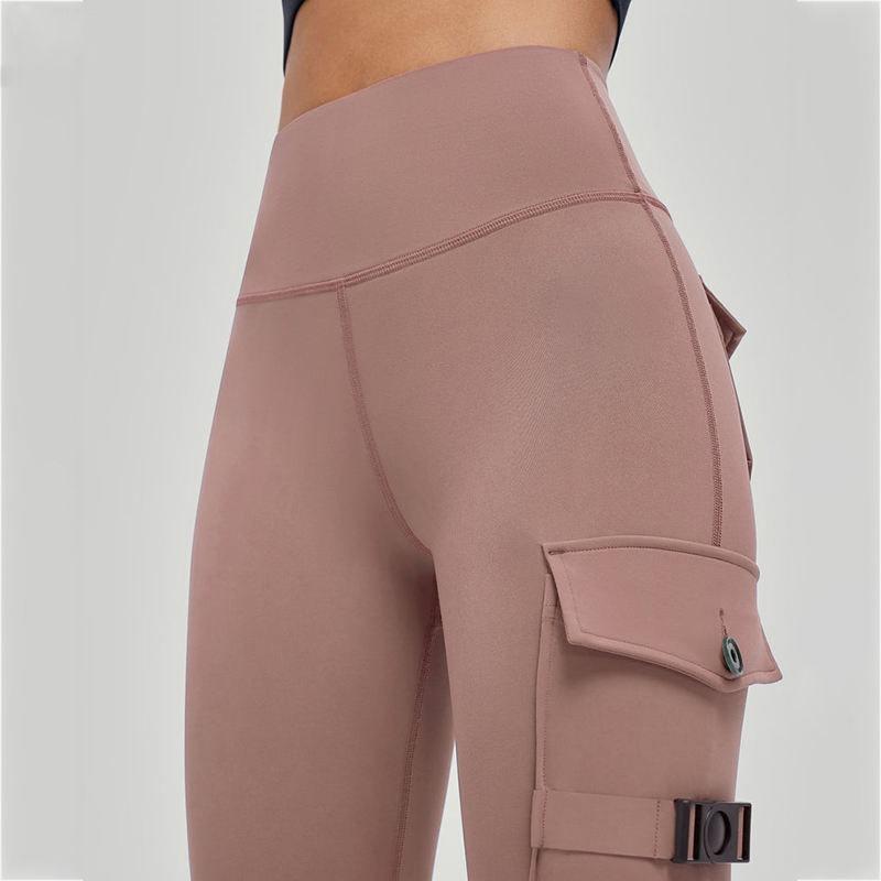 Wholesale Cargo Leggings Women, Custom High Waist Yoga Pants with Pockets, Private Label Activewear, Low MOQ, OEM ODM Manufacturer Sialkot Pakistan