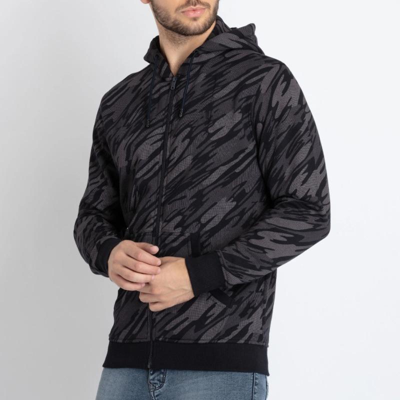 Custom Zip Up Hoodie | 280GSM Cotton Polyester Fleece | Private Label Manufacturer Sialkot