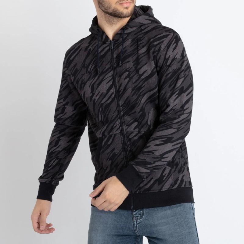 Custom Zip Up Hoodie | 280GSM Cotton Polyester Fleece | Private Label Manufacturer Sialkot