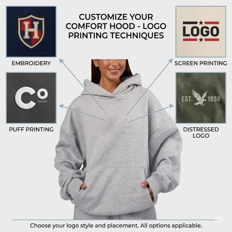 Women's Fashion Hoodie Custom Design | Plain & Printed Fleece Pullover | Bulk OEM Manufacturer Pakistan