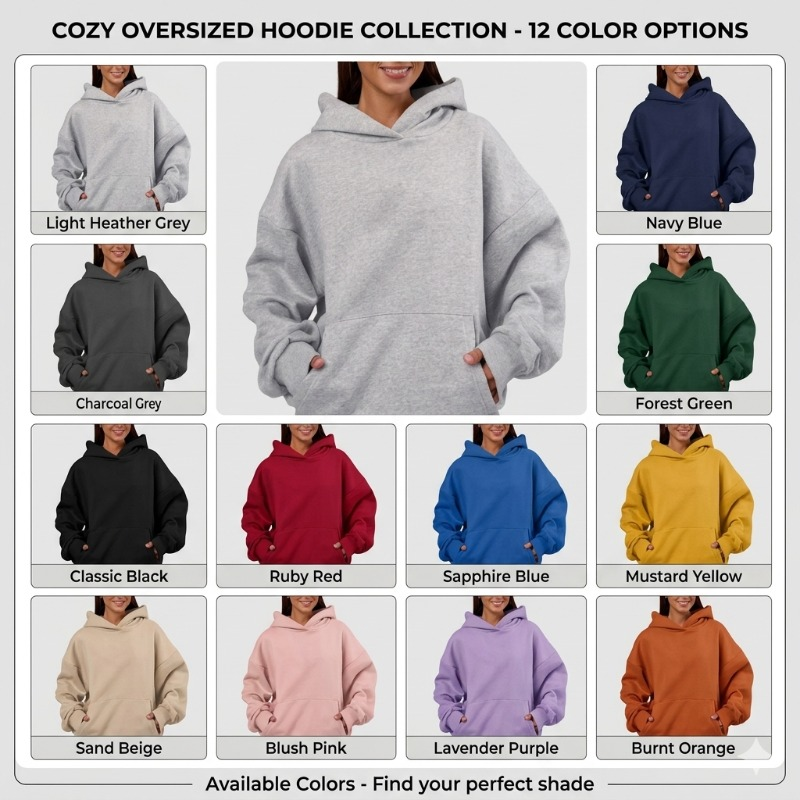 Women's Fashion Hoodie Custom Design | Plain & Printed Fleece Pullover | Bulk OEM Manufacturer Pakistan