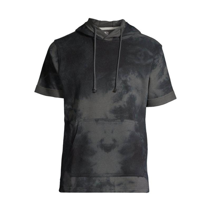 Custom Short Sleeve Pullover Hoodie | Lightweight French Terry Cotton Polyester Blend | Eco-Friendly OEM Manufacturer Sialkot Pakistan