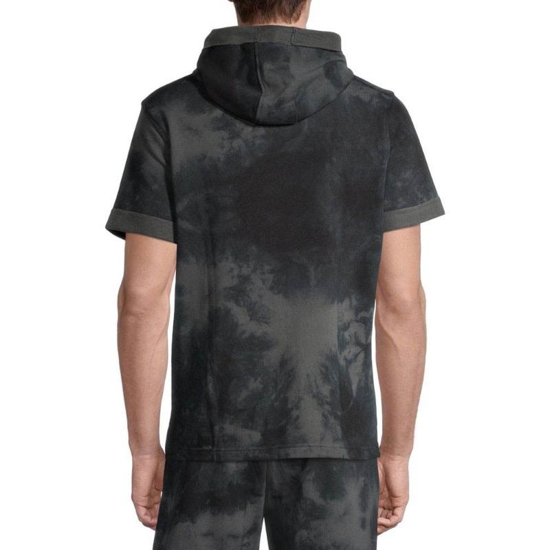 Custom Short Sleeve Pullover Hoodie | Lightweight French Terry Cotton Polyester Blend | Eco-Friendly OEM Manufacturer Sialkot Pakistan