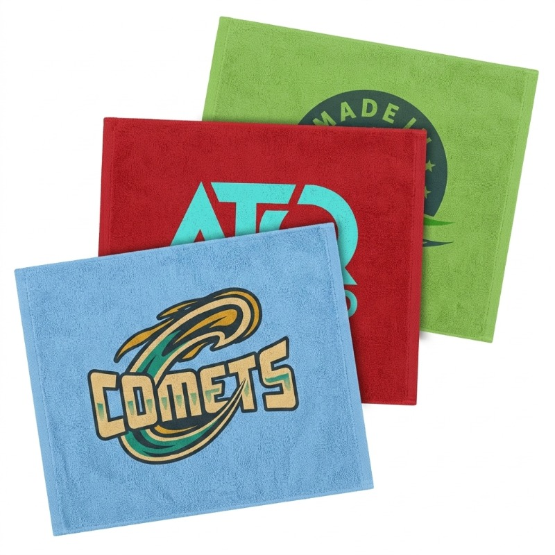Custom Sports Towel Wholesale | Football, Soccer, Basketball & Gym Team Towels, 15x15 Cotton 400GSM | OEM ODM Manufacturer Sialkot