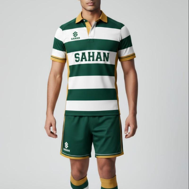 Custom Rugby Uniforms, Sublimation Printed Short Sleeve Rugby Jersey, Shorts and Socks Team Kit, Breathable Quick Dry Durable Polyester, Men Women Youth Plus Size, Custom Name Number Logo, OEM ODM Wholesale