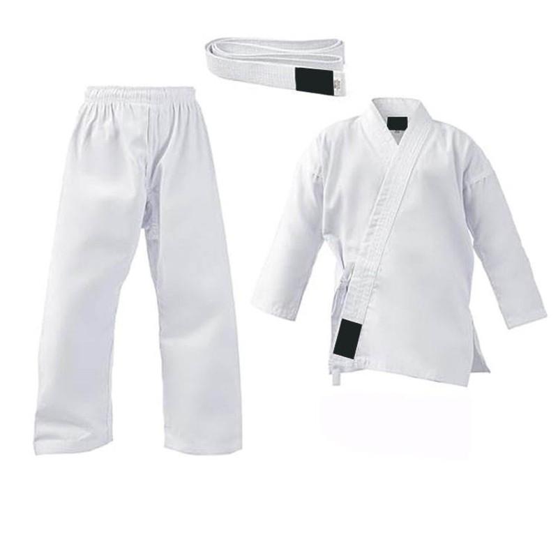 Custom Embroidered 8oz Karate Gi Martial Arts Uniform for Kids & Adults Free White Belts-MMA & Taekwondo Student Karate Uniform