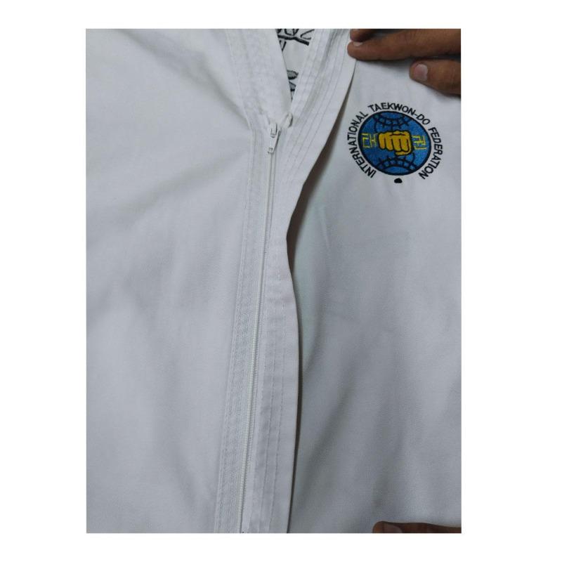 Custom Embroidered 8oz Karate Gi Martial Arts Uniform for Kids & Adults Free White Belts-MMA & Taekwondo Student Karate Uniform