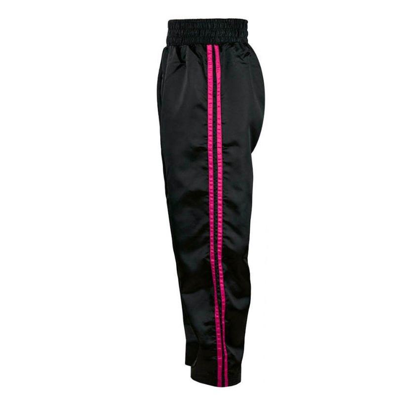 High Quality Breathable Cotton Karate Sportswear Adjustable Draw String Loose Fit Kick Boxing Trouser Stretch Panels for