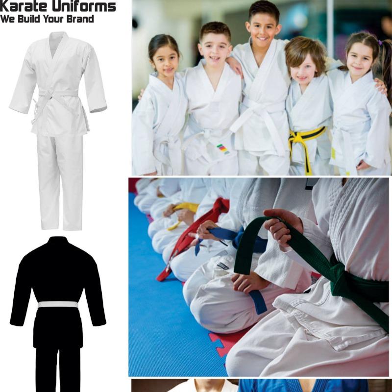 New Style Lightweight Preshrunk Kids Brazilian JIU Jitsu GI for Boys Girls Children All Sizes