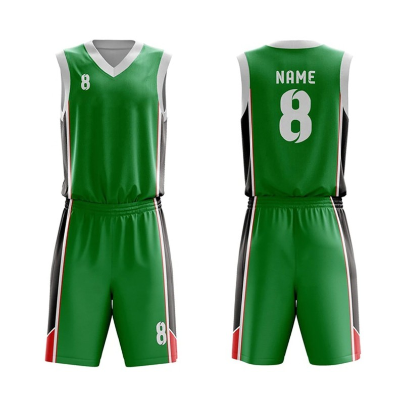Breathable Sports Wear Custom Made Your Own Design Light Weight Polyester Material Basketball Uniform
