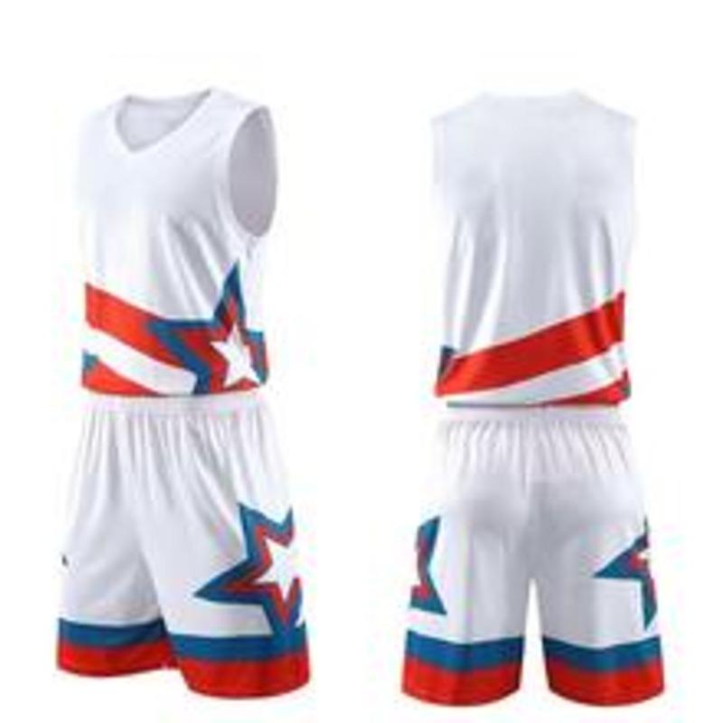 Unisex Sleeveless Basketball Jersey Shorts Set Breathable Quick Dry
