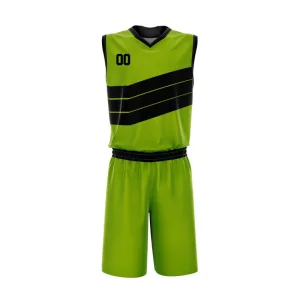 Unisex Sleeveless Basketball Jersey Shorts Set Breathable Quick Dry