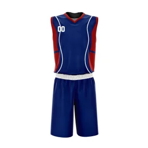 Unisex Sleeveless Basketball Jersey Shorts Set Breathable