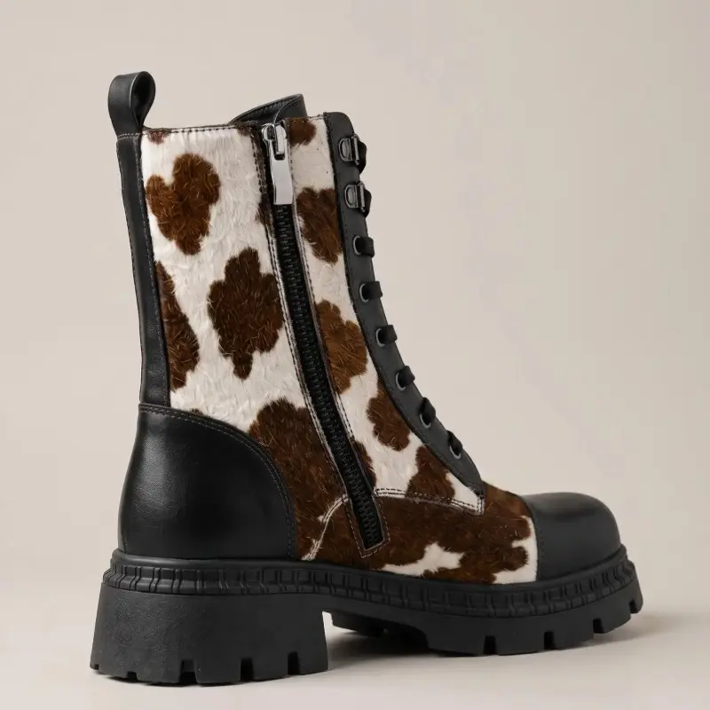 Luxury Genuine Cowhide Leather Boots for Men and Women