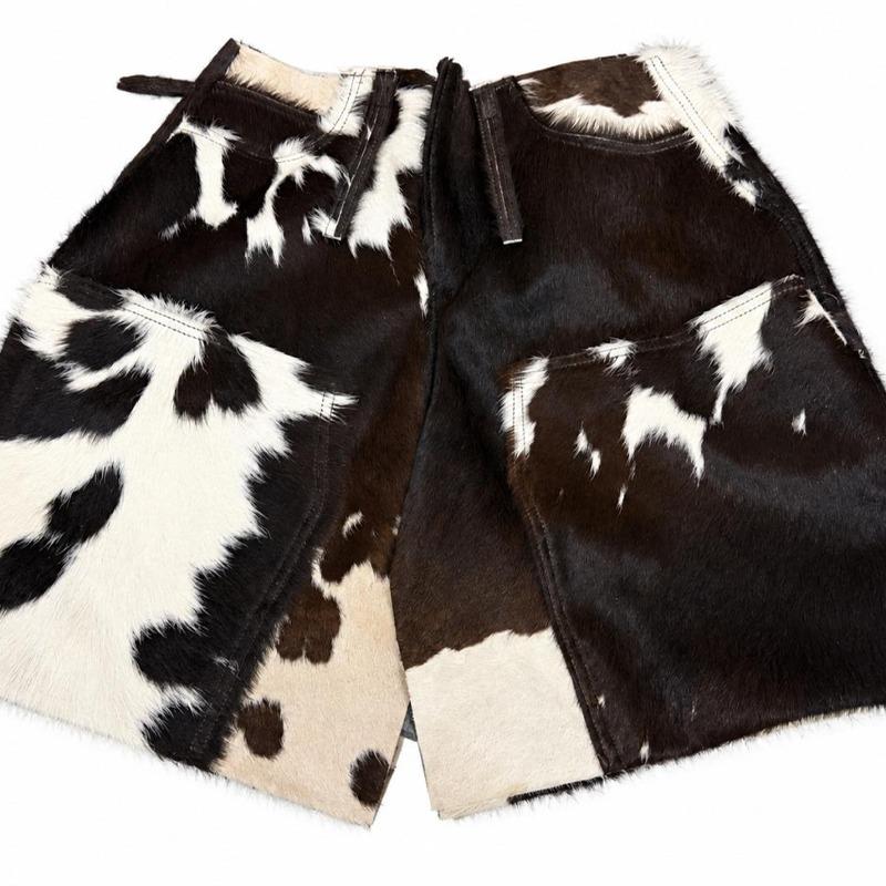 Cow Print Jacket & Shorts Co-Ord Set