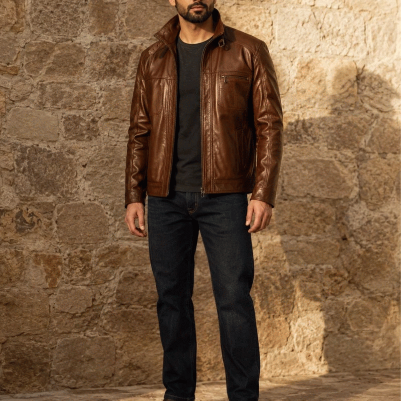 CLASSIC LEATHER JACKET