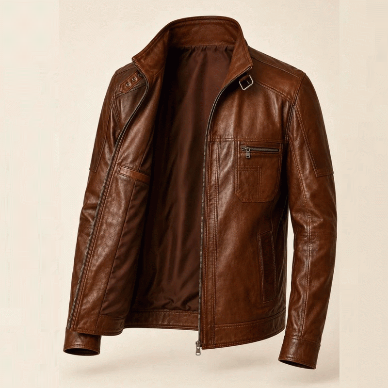 CLASSIC LEATHER JACKET