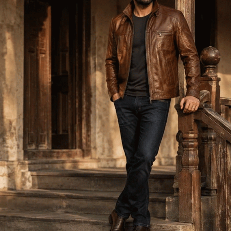 CLASSIC LEATHER JACKET