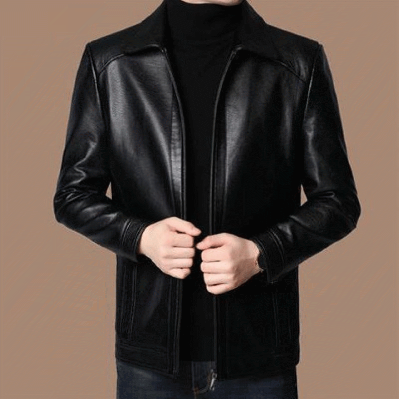 Men’s Classic Leather Jacket