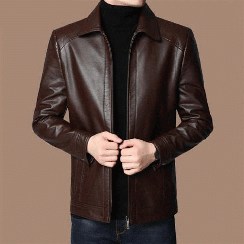 Men’s Classic Leather Jacket
