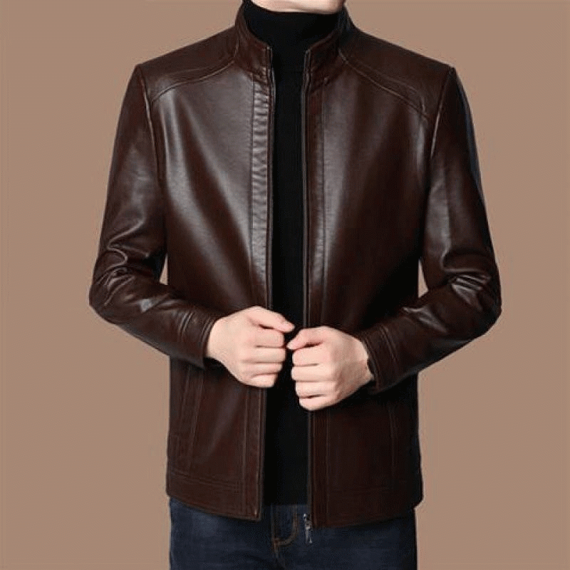 Men’s Classic Leather Jacket