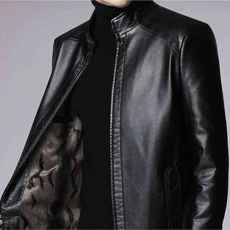 Men’s Classic Leather Jacket