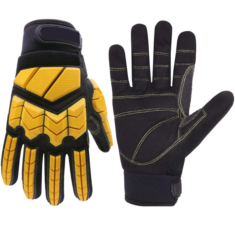Heavy-Duty Impact Protection Work Gloves