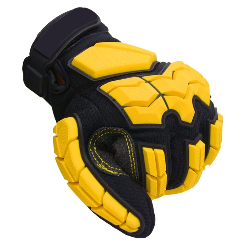 Heavy-Duty Impact Protection Work Gloves