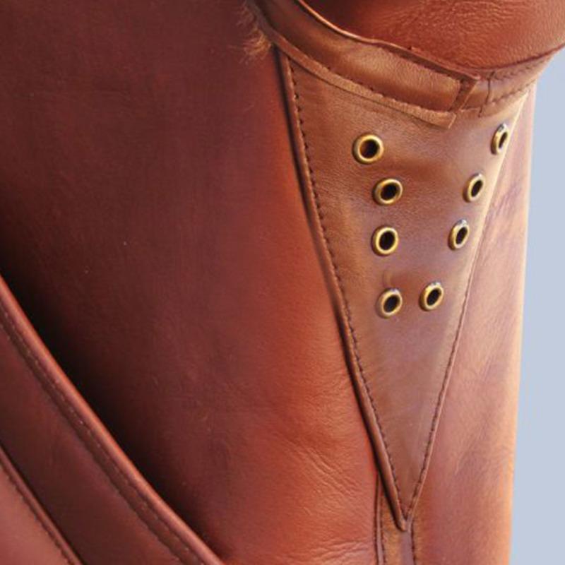 Men’s  Shearling Leather Aviator Jacket