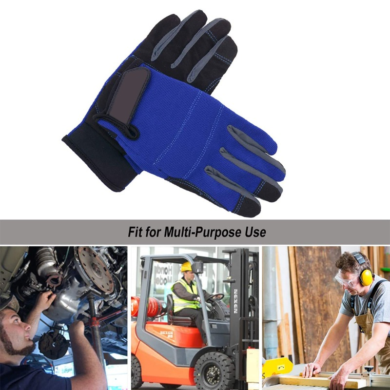 Foam Padded Knuckle Work Gloves
