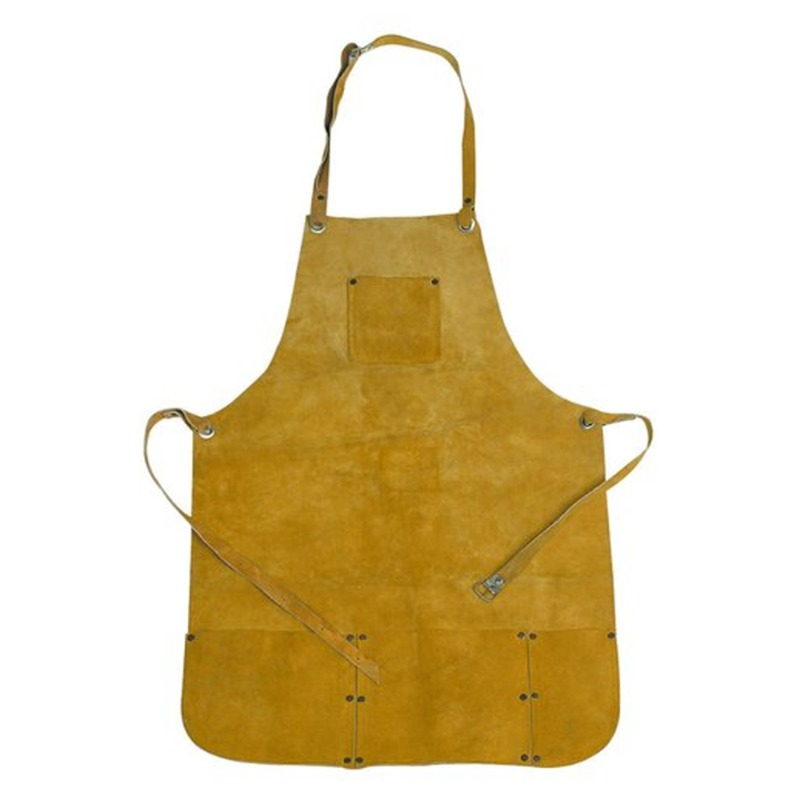 HEAVY DUTY LEATHER WELDING APRON