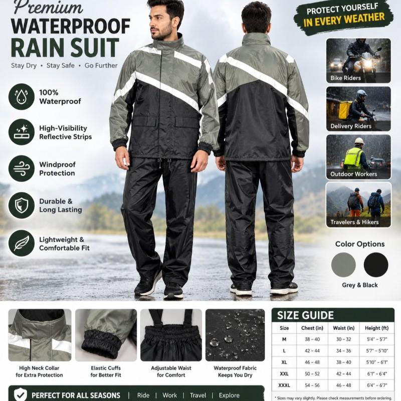 Textile Taffeta Rain suit