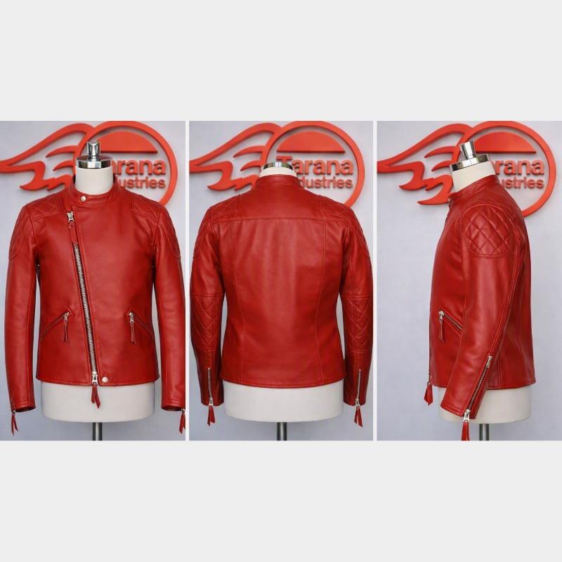 Premium Cowhide Leather Biker Jacket