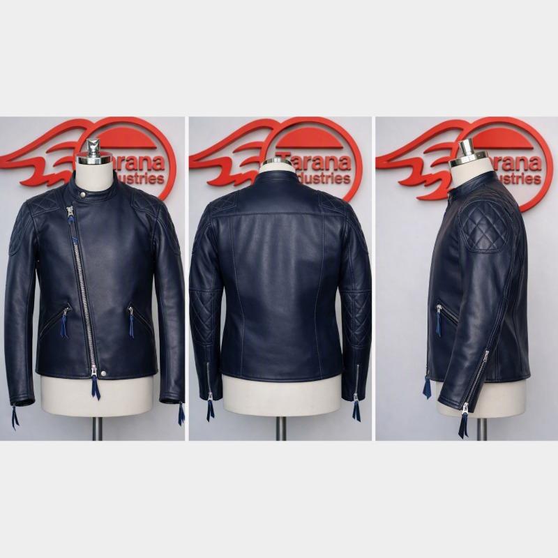 Premium Cowhide Leather Biker Jacket