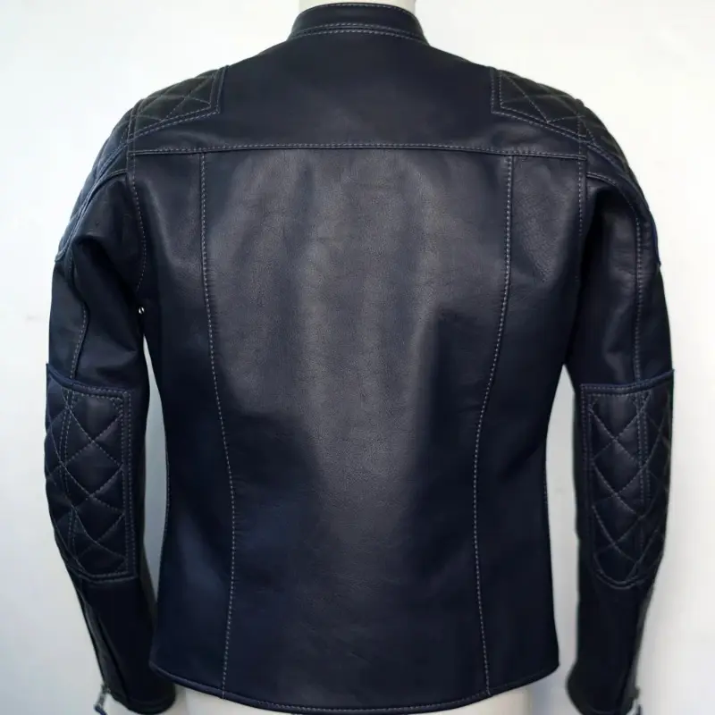 Premium Cowhide Leather Biker Jacket