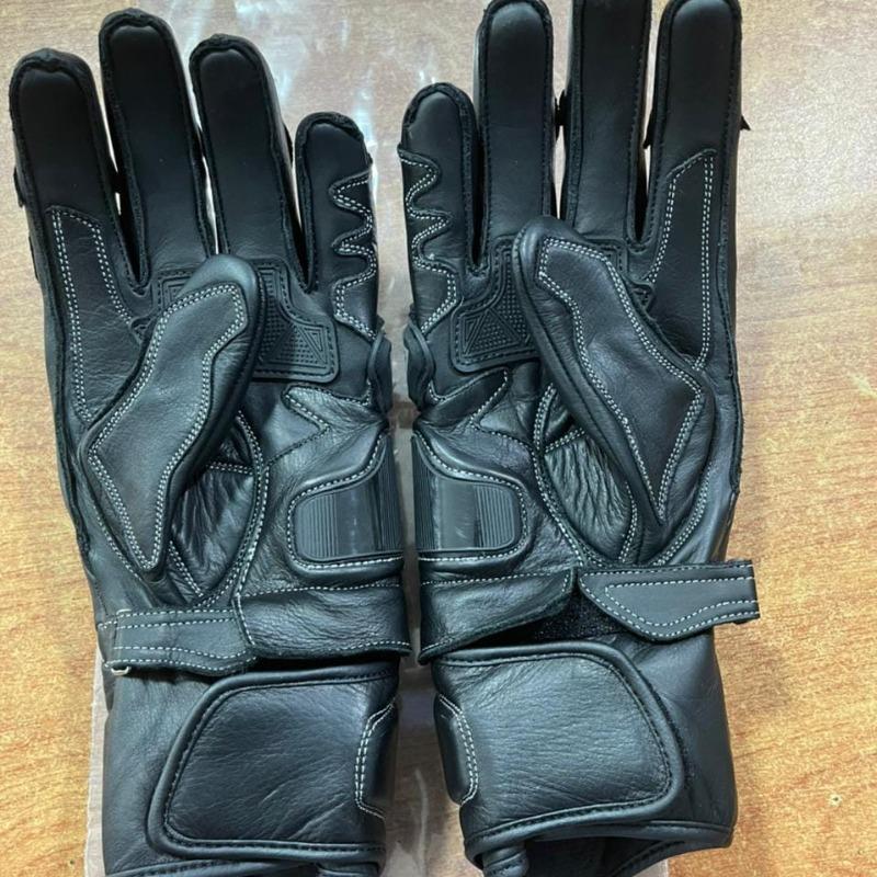 Premium Black Motorcycle Riding Gloves –