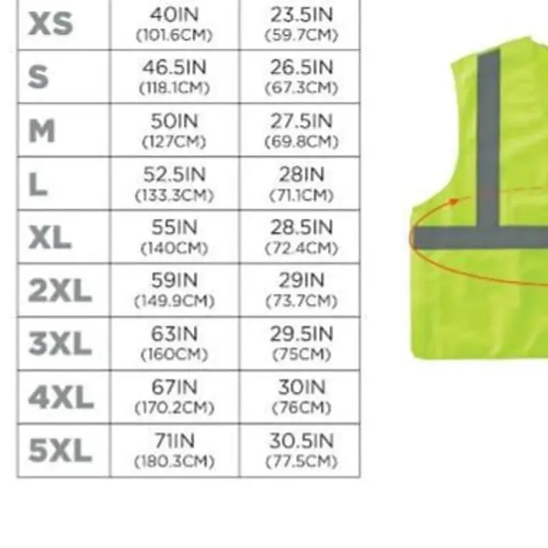 Custom High Visibility Reflective Safety Vest