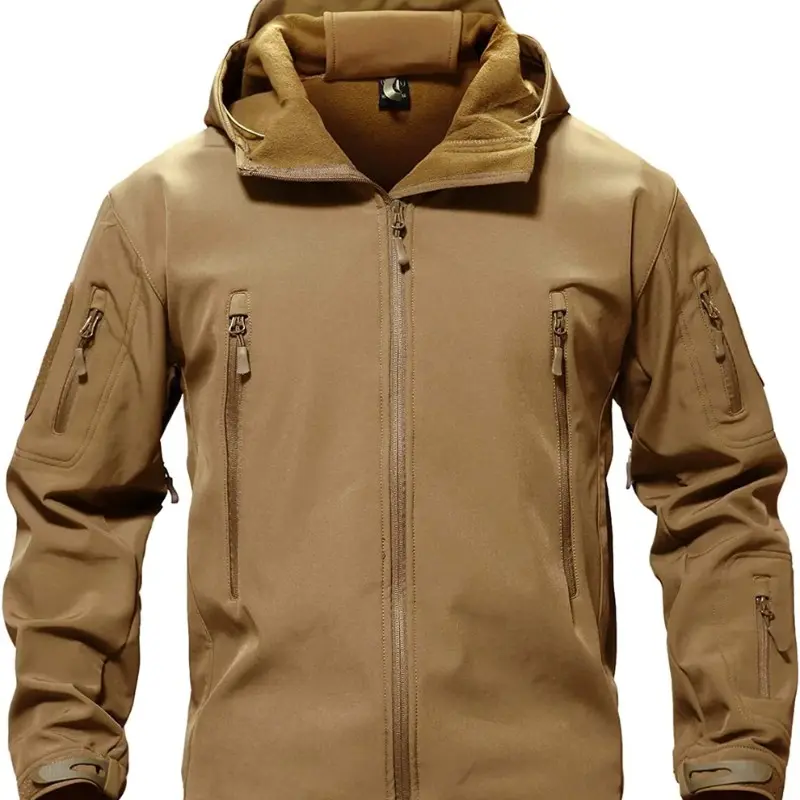 Men's  Military Tactical Soft Shell Jacket Coat,