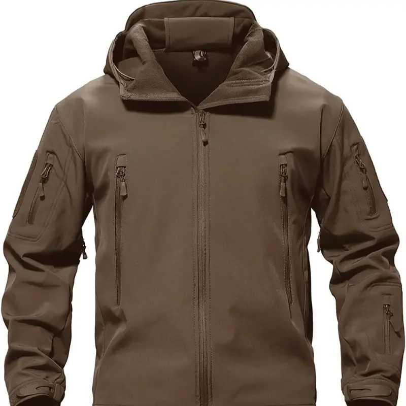 Men's  Military Tactical Soft Shell Jacket Coat,