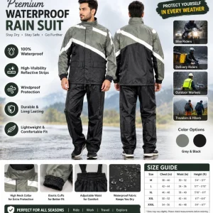 Textile Taffeta Rain suit